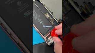 iPhone 7 degraded battery replacement shorts repair iphonerestoration [upl. by Ardnuassak]