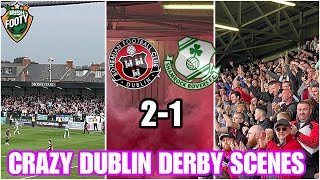 Bohemians 21 Shamrock Rovers  DUBLIN DERBY VLOG  DALYMOUNT DELIGHT 🇮🇪⚽️ [upl. by Nikoletta]