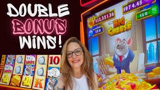 The Big Cheese slot UNEXPECTED DOUBLE bonus roundsYou wont Believe Did I lose it all WIN 💰 [upl. by Ixela]