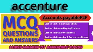 Accenture assessment for accounts payable P2P process [upl. by Lennox41]