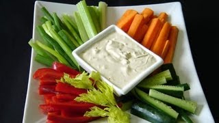 Vegetable Crudites with Greek Yougurt Dip [upl. by Stout]