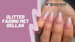 Glitter Fading Nails met gellak [upl. by Ahseyi]