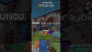 Minecraft Sunucusunda PARANORMAL BİR OYUNCU GÖRDÜM💛💎 [upl. by Arymahs]