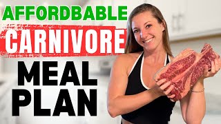 3 Day Affordable amp Easy Carnivore Meal Plan [upl. by Fougere]