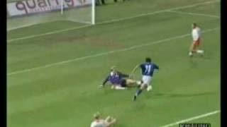 BAGGIO  1 goal against Holland 1990 Friendly [upl. by Llehsar944]