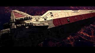 Battle over Coruscant 1 hour  Star Wars Episode III OST [upl. by Analihp]