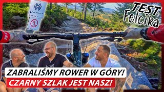 Hardcorowy test w terenie Felcik w górach i rower enduro Polygon Collosus N9 [upl. by Ile]