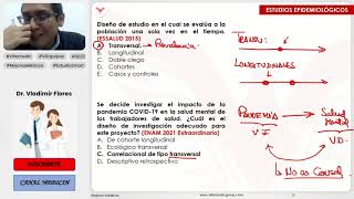 PREGUNTAS ENAM DE ESTUDIOS EPIDEMIOLÓGICOS  ESTADÍSTICA Y EPIDEMIOLOGÍA  VILLAMEDIC [upl. by Stearne]