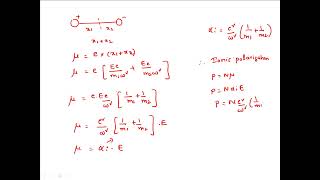 Ionic Polarization Derivation OreintationalSpace charge Polarizations [upl. by Skricki]