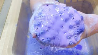 Fake and Bleach Rinse after Purple Overload 💜 Sponges Squeezing 🤍 ASMR [upl. by Bertasi]