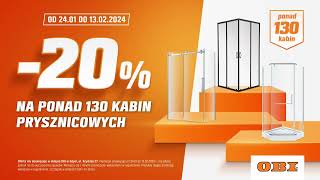 OBI – Ponad 130 wybranych kabin prysznicowych aż 20 taniej [upl. by Ezechiel883]