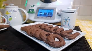 Biscotti di frolla montata al cacao bimby per TM5 e TM31 [upl. by Nimrak]