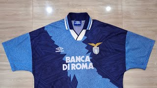 Review jersey original lazio 1994 1995 away [upl. by Dillie613]