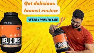 Qnt delicious whey protein review Hindi  Honest review [upl. by Quintina]