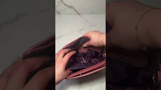 Unboxing of Anuschkas Triple Compartment Crossbody amp Three Fold Wallet [upl. by Analrahc]