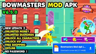 Bowmasters Mod Apk v650  Unlimited Money amp Unlock All Characters [upl. by Laverne]