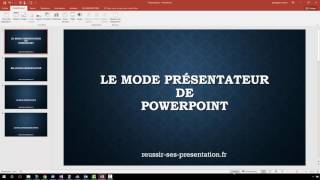 Le mode présentateur de PowerPoint [upl. by Corilla319]