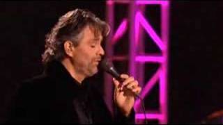 Andrea Bocelli quotCant Help Falling In Lovequoton stage [upl. by Ataynek]