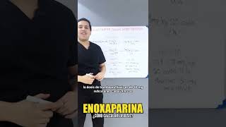 ¿Cómo calcular la dosis de la ENOXAPARINA shorts  GESCONS [upl. by Ardnuhsed]