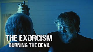 The Exorcism 2024 Burning the Devil  Russell Crowe in the exorcism [upl. by Celeste]