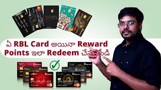 How to Redeem RBL Credit Card Reward Points in Telugu  RBL Credit Card [upl. by Erde785]