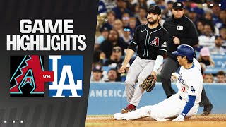 Dbacks vs Dodgers Game Highlights 52124  MLB Highlights [upl. by Etrem]