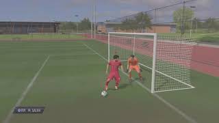 FIFA 22 trolling the goalkeeper in practice arena [upl. by Krenn]