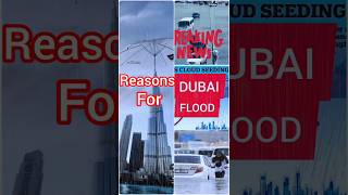 Dubai Rain🌊  what is Cloud Seeding 🌧️ Dubai Flood explained dubai tamil tamilnews flood [upl. by Annaerdna]