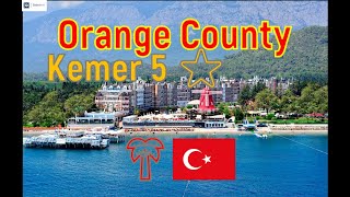 🇹🇷Orange County Kemer 5 ⭐️ Orange County Resort Hotel [upl. by Sorilda]