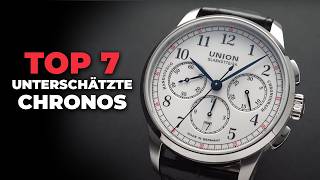 7 unterschätzten Chronographen die jeder UhrenFan kennen sollte 4K [upl. by Asit]