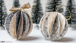 WeihnachtskugelChristbaumkugel  TutorialAnleitung  Dekoration  StampinUp® [upl. by Cleodell292]