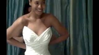 Beyonce Reveals Wedding Dress in New Video [upl. by Fritzsche]