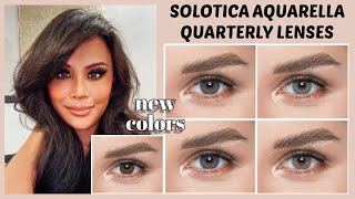 SOLOTICA LENSES REVIEW  NEW SOLOTICA COLORS  COLORED CONTACTS FOR DARK BROWN EYES [upl. by Aniwde]