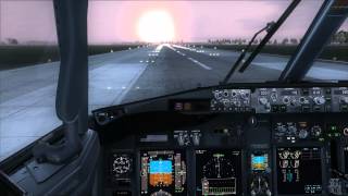 FS2Crew and PMDG 737800 NGX Landing at Krakow Balice HD1080 Video [upl. by Archibold]