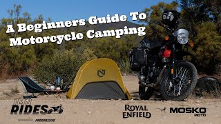 A Beginners Guide To Motorcycle Camping  IMS Rides [upl. by Nylarak]