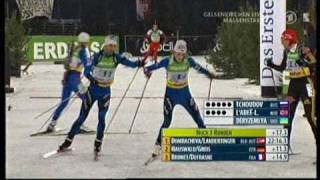 Biathlon auf Schalke Massenstart in Gelsenkirchen 28122009 [upl. by Airyt]