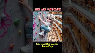 Princess Elsas Daring Climb Without Safety Ropes Superpowers Unleashed at the Mall [upl. by Monafo131]