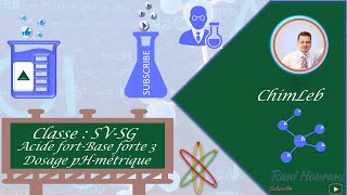 Les réactions acidebase  pHmétrie3dosage par titrage pHmétrique dun acide fort [upl. by Tur583]