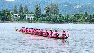 Spektakel auf dem Wasser Langboot  Drachenboot Rennen in Hua Hin Khao Tao [upl. by Sheets304]