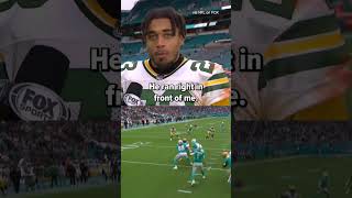 Jaire Alexander is too funny 😂 shorts [upl. by Sharon]