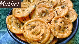 Mathri recipe  crispy mathri kaise banae  diwali special mathri recipe [upl. by Elconin]