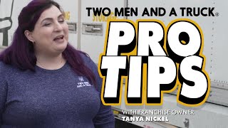 TWO MEN AND A TRUCK® Pro Tip  Tanya Nickel Berkeley CA [upl. by Allerym71]