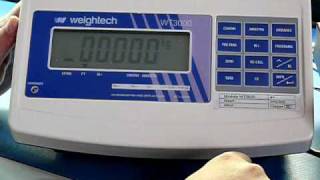 Parametrização e calibração do indicador de pesagem Weightech WT3000ABS [upl. by Ydnamron]