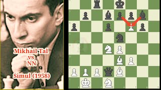 Mikhail Tal sacrificed his queen and minor pieces in order to promote a pawn [upl. by Norene860]