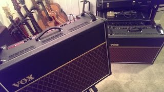 Vox AC30c2 vs AC15c2 comparison [upl. by Rebma558]