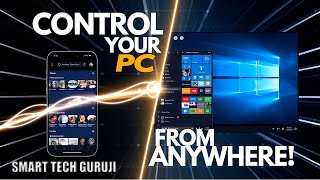 Access your PC from anywhere with ease using Chrome Remote Desktop  Smart Tech Guruji [upl. by Ramoh383]