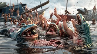 Piranha 3D  Opening Scene EarthquakeFishermens Death [upl. by Lynnell]