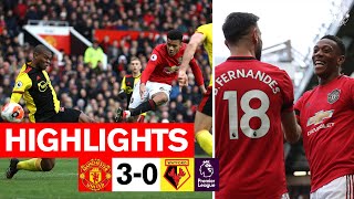 Highlights  Manchester United 30 Watford  Premier League 201920 [upl. by Glick]