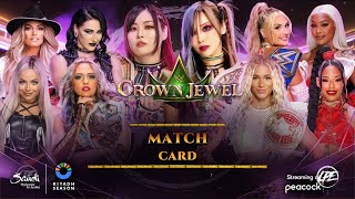 WWE 2K24 CROWN JEWEL MATCH CARD [upl. by Dustman]