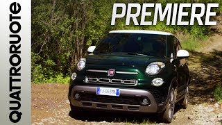 Nuova Fiat 500 L Cross prima prova su strada  Quattroruote Premiere [upl. by Yerac]